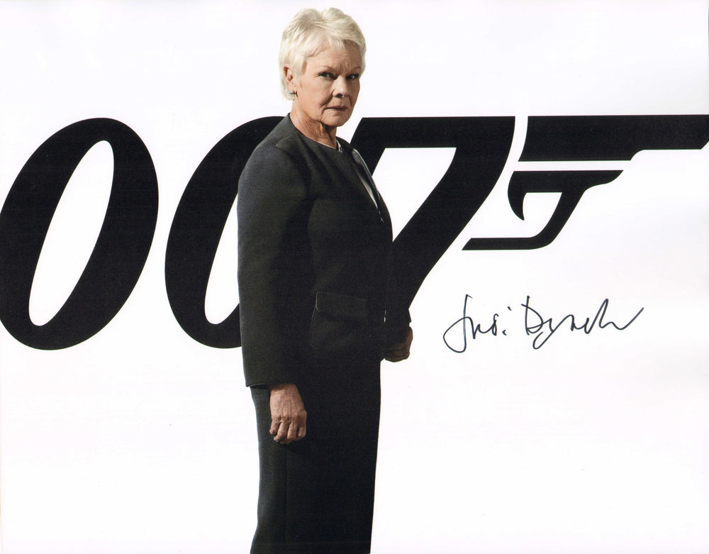 Judi Dench as M in James Bond 007: Goldeneye Signed 11x14 Photo