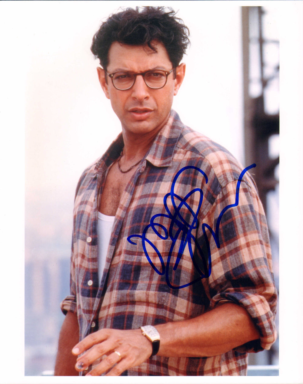 Jeff Goldblum as David Levinson in Independence Day Signed 8x10 Photo