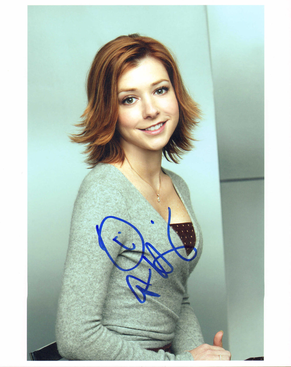 Alyson Hannigan from Buffy & American Pie Signed 8x10 Photo