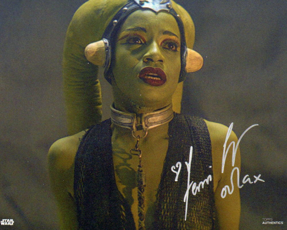 Femi Taylor as Oola in Star Wars: Return of the Jedi Signed 8x10 Photo with Character Name