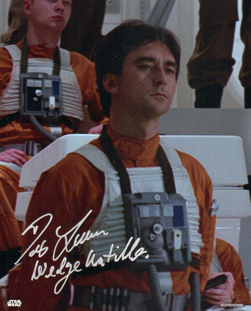Denis Lawson as Wedge Antilles in Star Wars: Return of the Jedi Signed 8x10 Photo with Character Name