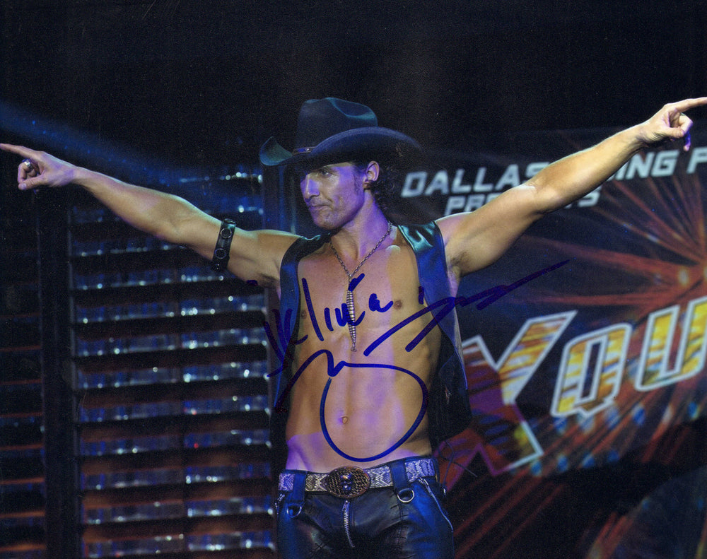 Matthew McConaughey as Dallas in Magic Mike Signed 8x10 Photo