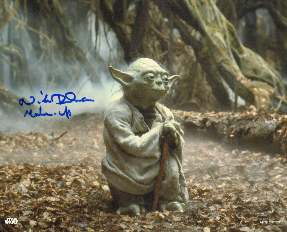 Nick Dudman Make-up Effects and Creature Designer of Star Wars: The Empire Strikes Back Yoda Signed 8x10 Photo