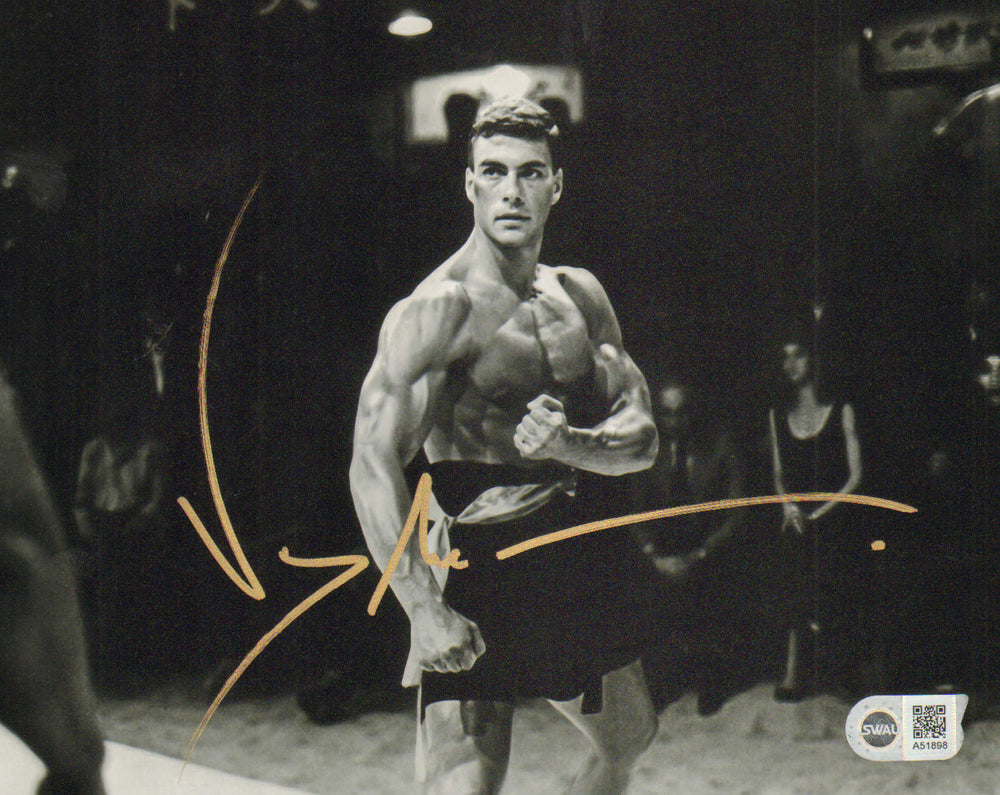 Jean Claude Van Damme as Frank Dux in Bloodsport (SWAU) Signed 8x10 Photo
