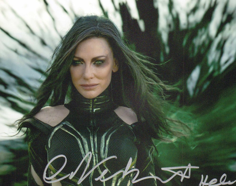 Cate Blanchett as Hela in Thor: Ragnarok (SWAU) Signed 8x10 Photo with Character Name