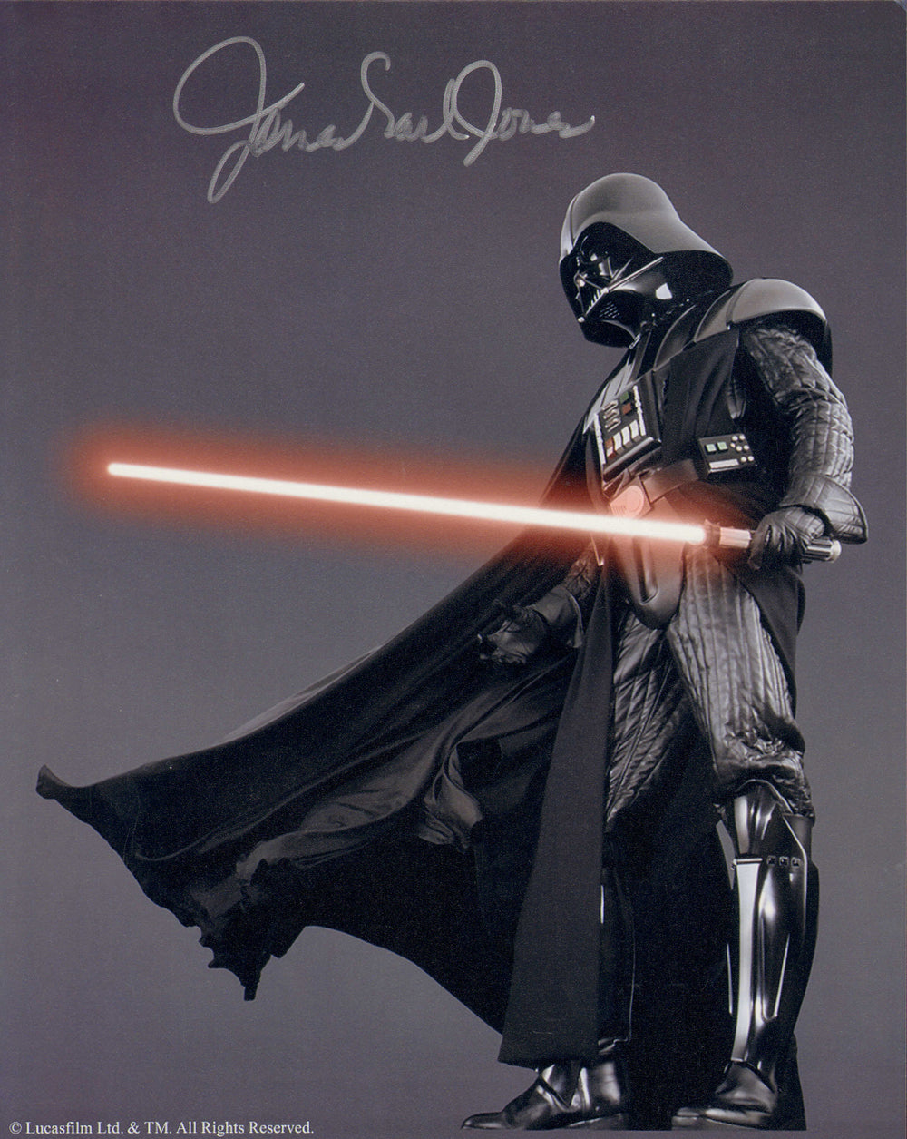 James Earl Jones as Darth Vader in Star Wars Episode III: Revenge of the Sith Signed 8x10 Photo