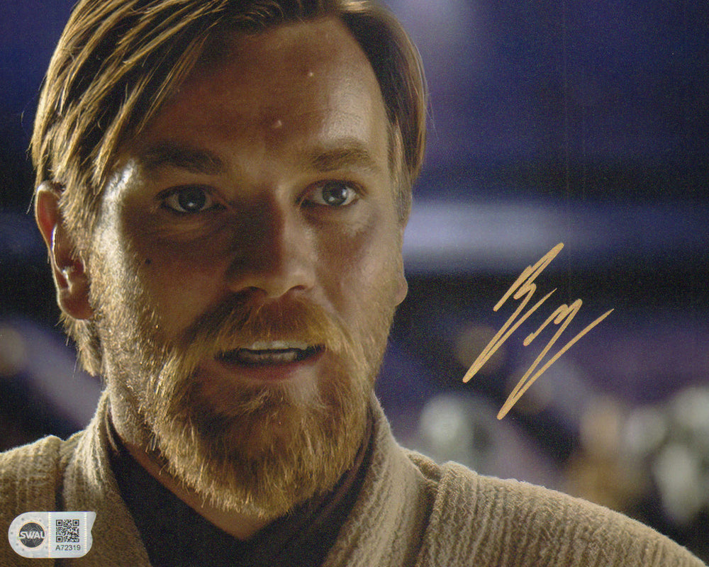 Ewan McGregor as Obi-Wan Kenobi in Star Wars Episode III: Revenge of the Sith (SWAU) Signed 8x10 Photo