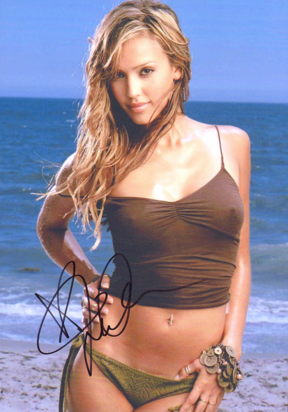 Jessica Alba from Fantastic Four & Sin City Sexy Signed 8x12 Photo