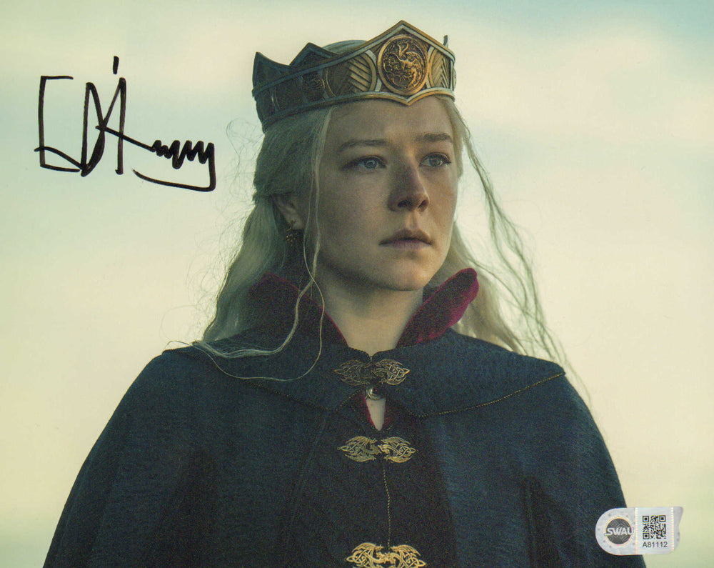 Emma D'Arcy as Rhaenyra Targaryen in HBO's House of the Dragon (SWAU) Signed 8x10 Photo