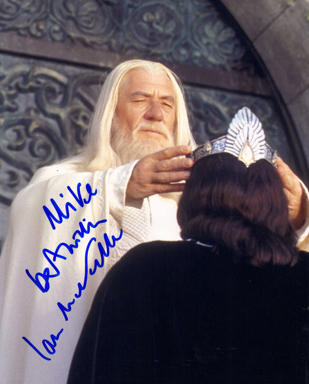 Ian McKellen as Gandalf the White in The Lord of the Rings: The Return of the King Signed 8x10 Photo