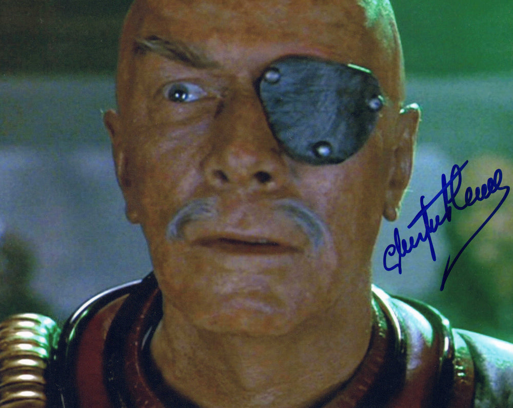 Christopher Plummer as Chang in Star Trek VI: The Undiscovered Country Signed 8x10 Photo