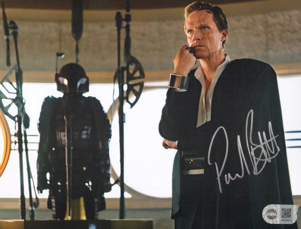 Paul Bettany as Dryden Vos in Solo: A Star Wars Story (SWAU) Signed 8x10 Photo