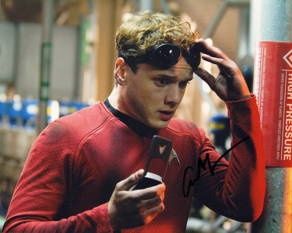 Anton Yelchin as Pavel Chekov in Star Trek Signed 8x10 Photo