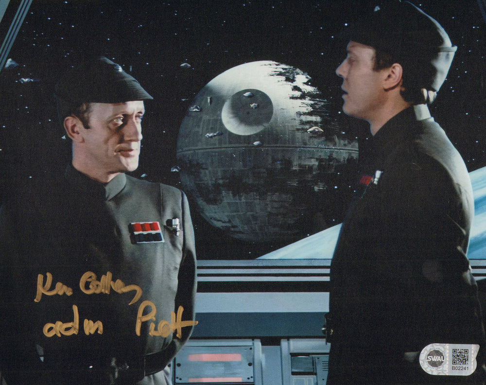 Kenneth Colley as Admiral Piett in Star Wars: Return of the Jedi (SWAU) Signed 8x10 Photo with Character Name