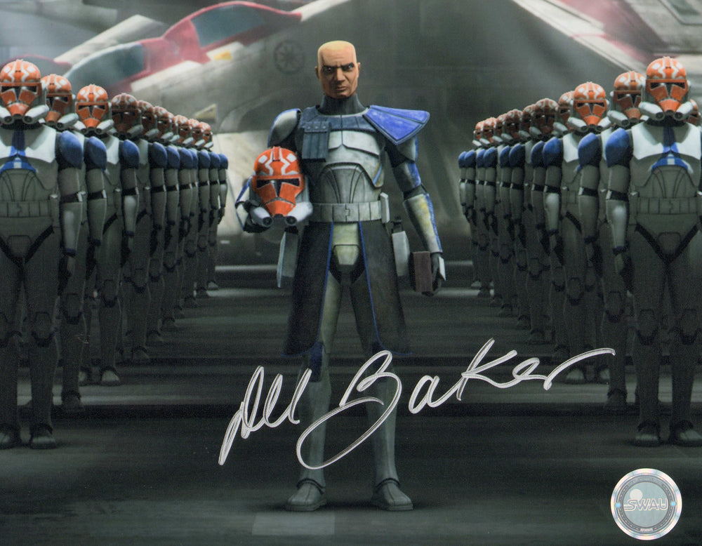 Dee Bradley Baker as Captain Rex in Star Wars: The Clone Wars (SWAU) Signed 8x10 Photo