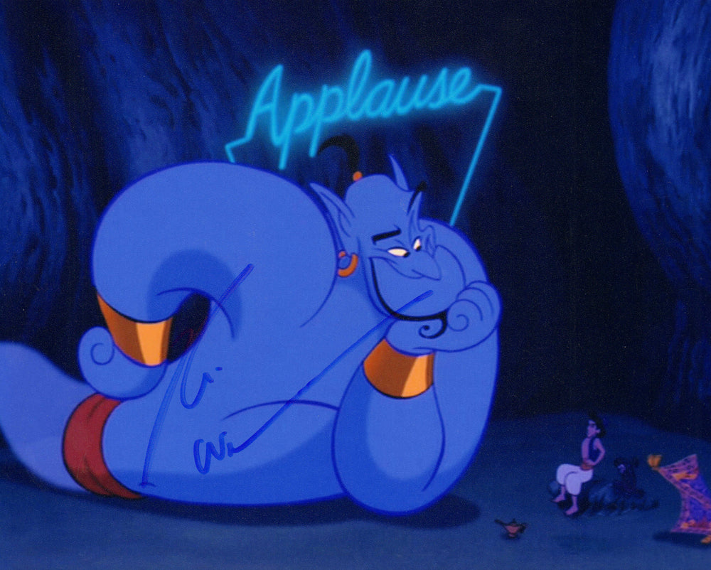 Robin Williams as the Genie in Disney's Aladdin Signed 8x10 Photo