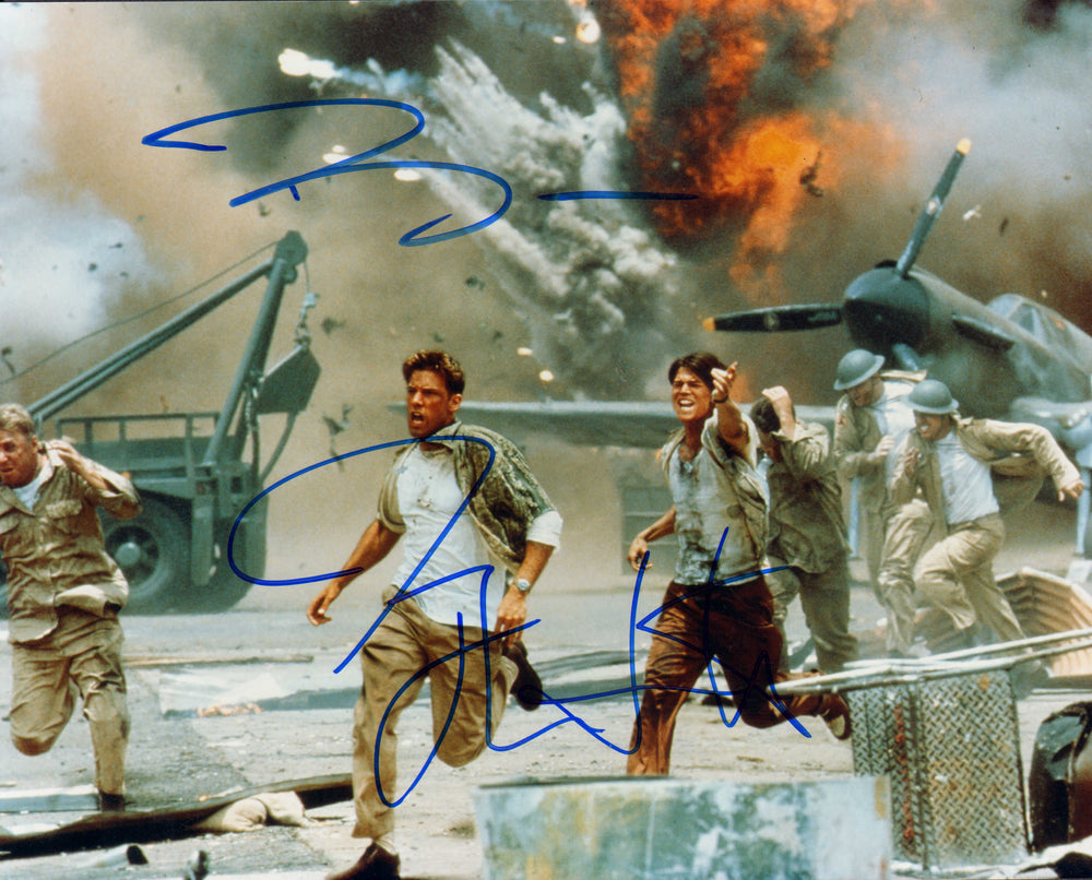 Ben Affleck as Rafe McCawley & Josh Hartnett as Danny Walker in Pearl Harbor Signed 8x10 Photo