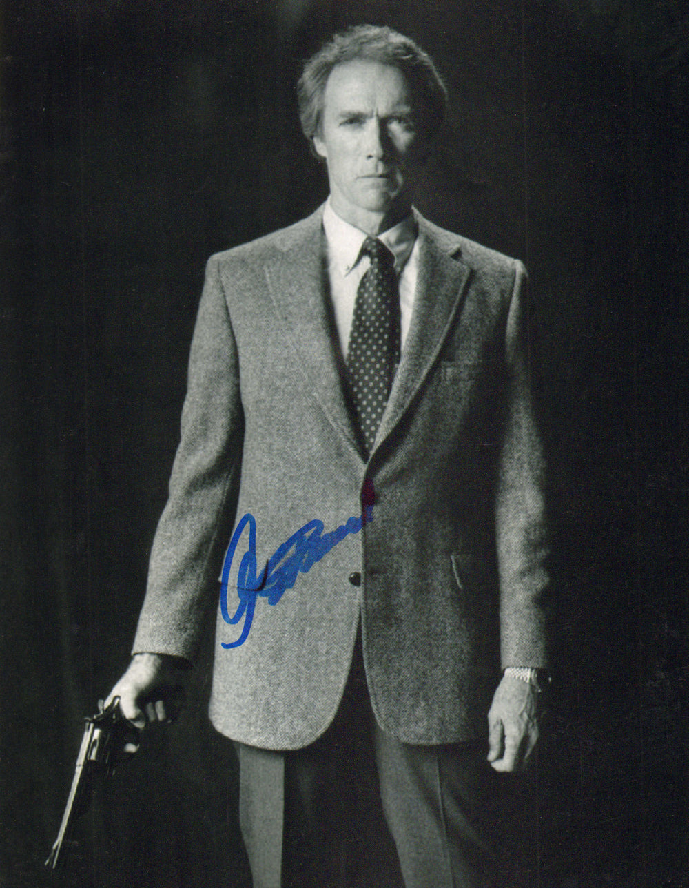 Clint Eastwood as Dirty Harry in Sudden Impact Signed 11x14 Photo