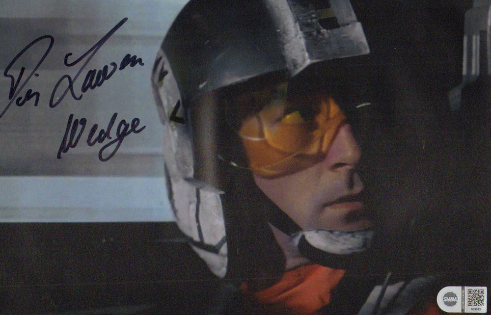 Denis Lawson as Wedge Antilles in Star Wars: A New Hope (SWAU) Signed 8x12 Photo with Character Name