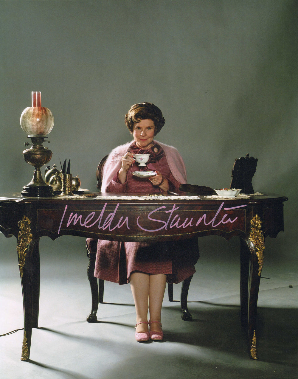 Imelda Staunton as Dolores Umbridge in Harry Potter and the Order of the Phoenix Signed 11x14 Photo