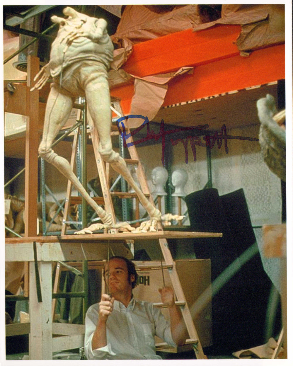 Phil Tippett Puppeteer Behind the Scenes of Star Wars Signed 8x10 Photo