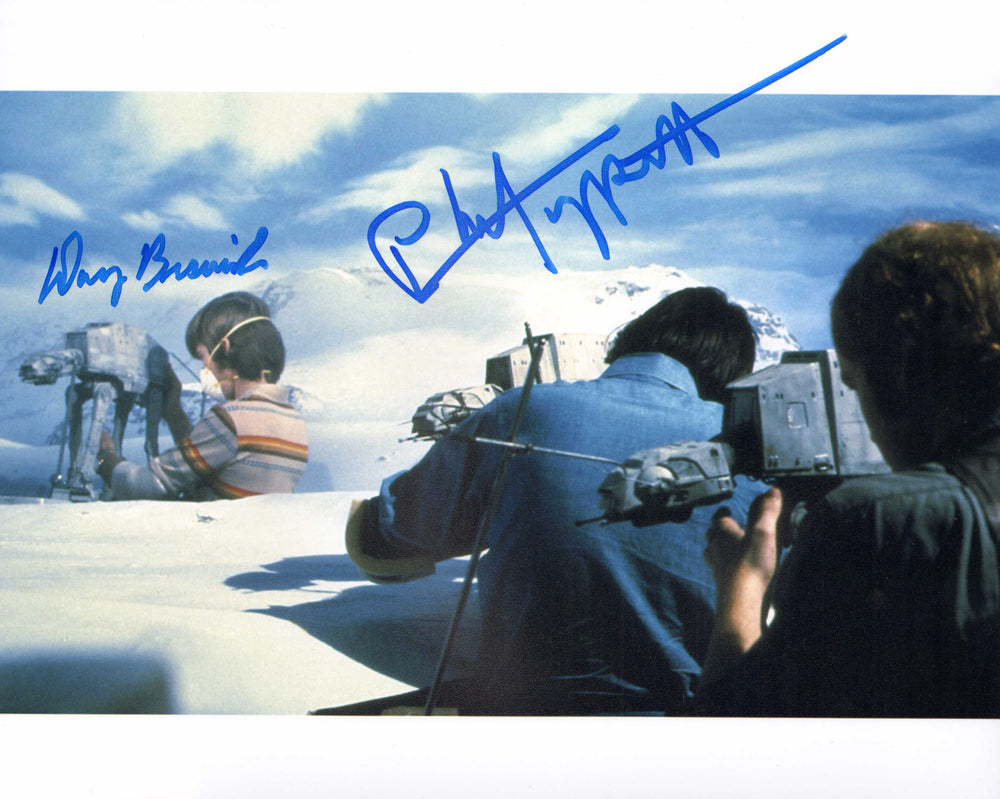 Phil Tippett & Doug Beswick AT-AT Model Stop Motion Visual Effects Artists Behind the Scenes of Star Wars: The Empire Strikes Back Signed 8x10 Photo