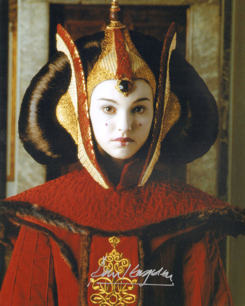 Paul Engelen Make-up Artist for Queen Padme Amidala in Star Wars Episode I: The Phantom Menace Signed 8x10 Photo