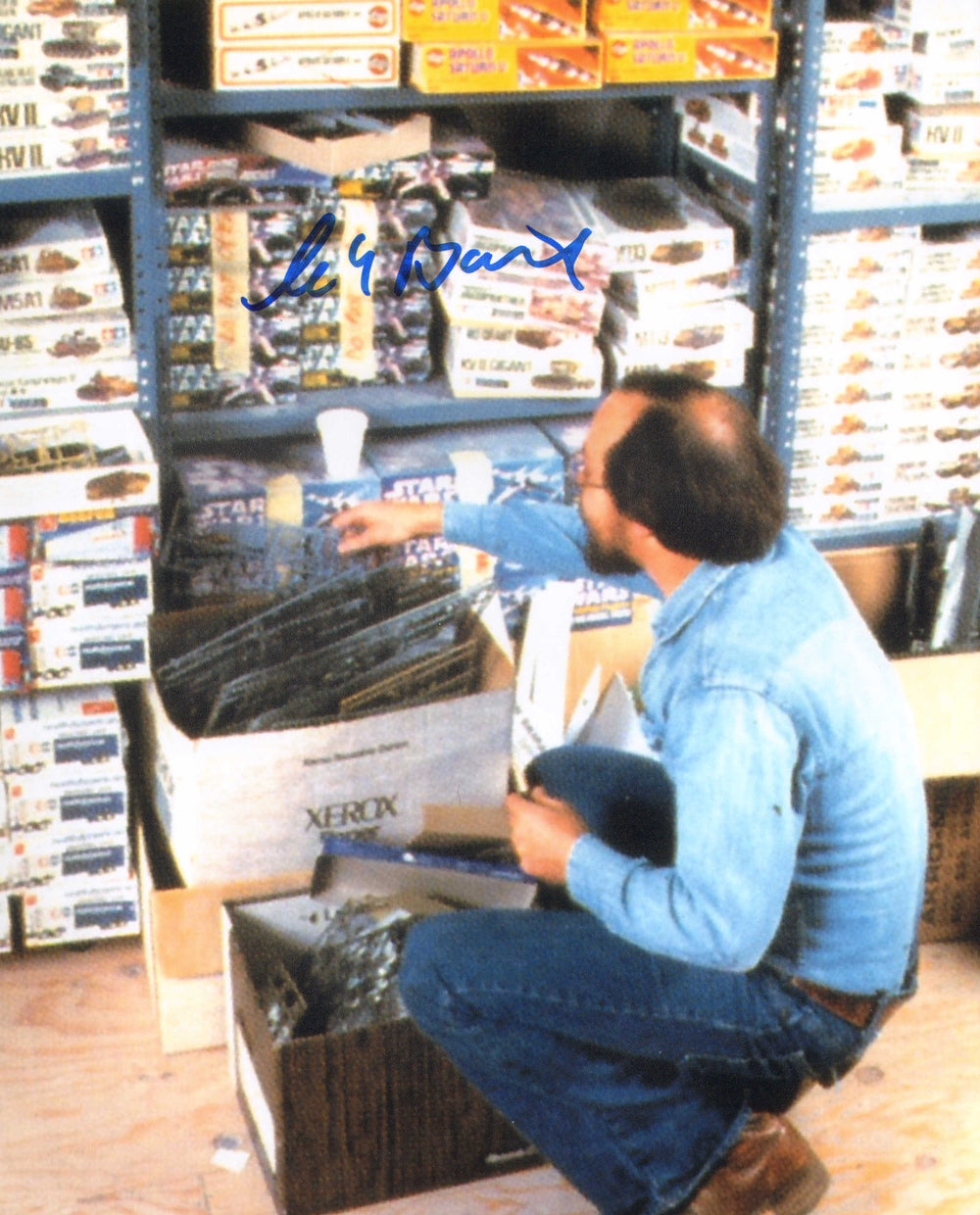 Charlie Bailey Behind the Scenes of Star Wars Signed 8x10 Photo