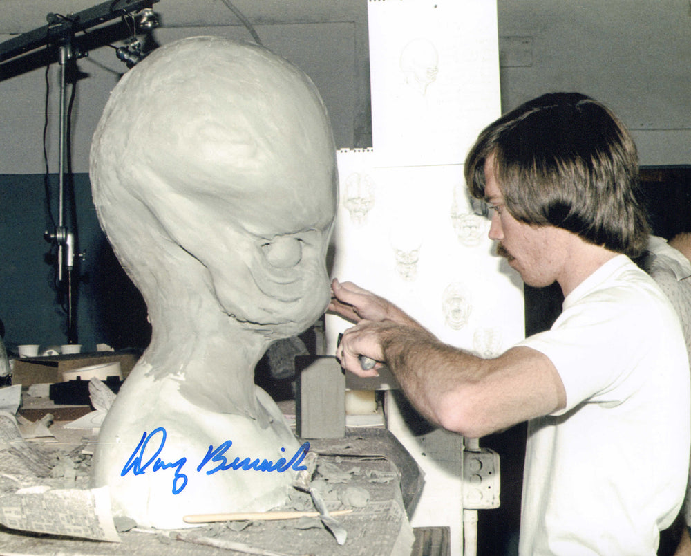 Doug Beswick Cantina Creature Sculptor Behind the Scenes of Star Wars: A New Hope Signed 8x10 Photo