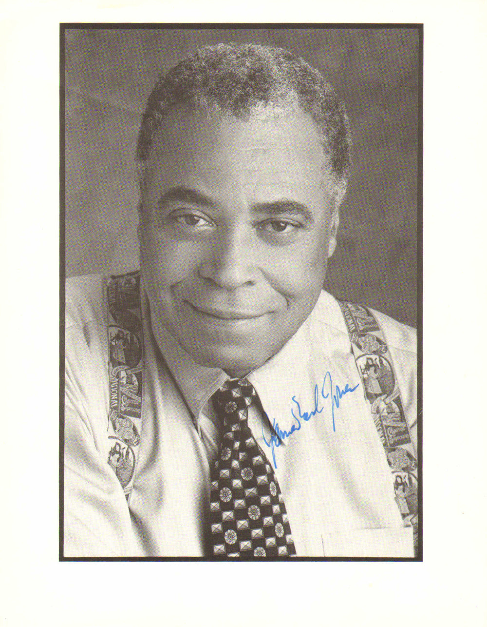 James Earl Jones from Star Wars & The Lion King Signed 8x10 B&W Headshot Photo