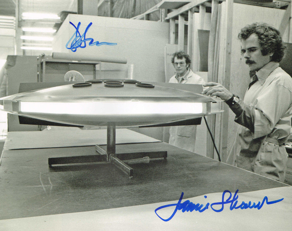 Jamie & William Shourt Behind the Scenes of Star Wars Signed 8x10 Photo