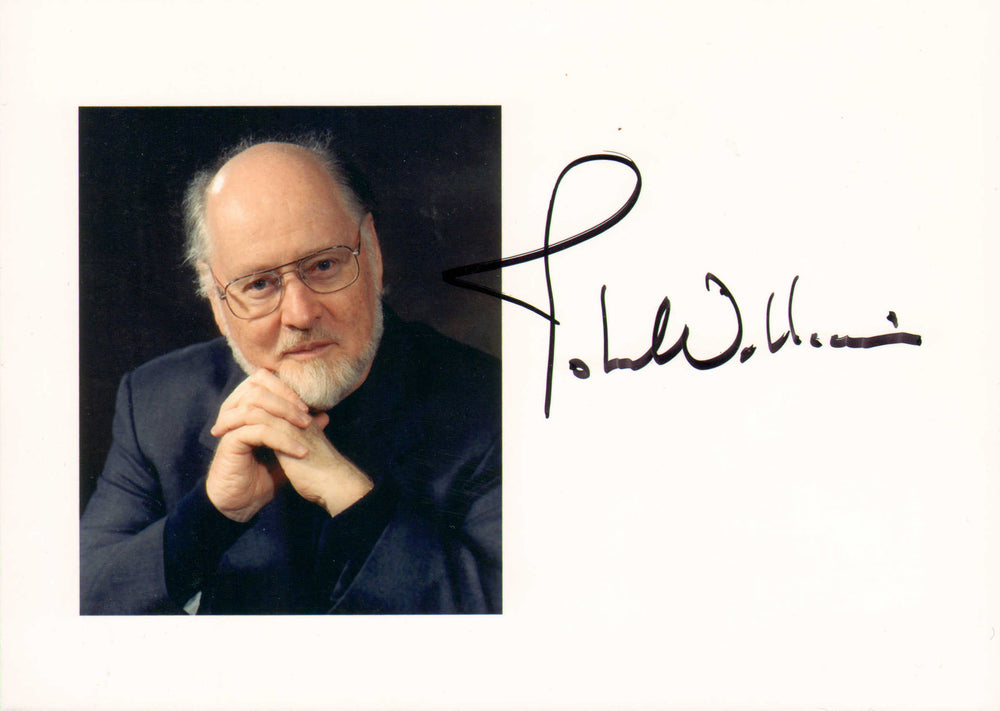 John Williams Composer of Star Wars, Indiana Jones, Superman, Harry Potter, Jurassic Park, Jaws, & More Signed 5x7 Photo