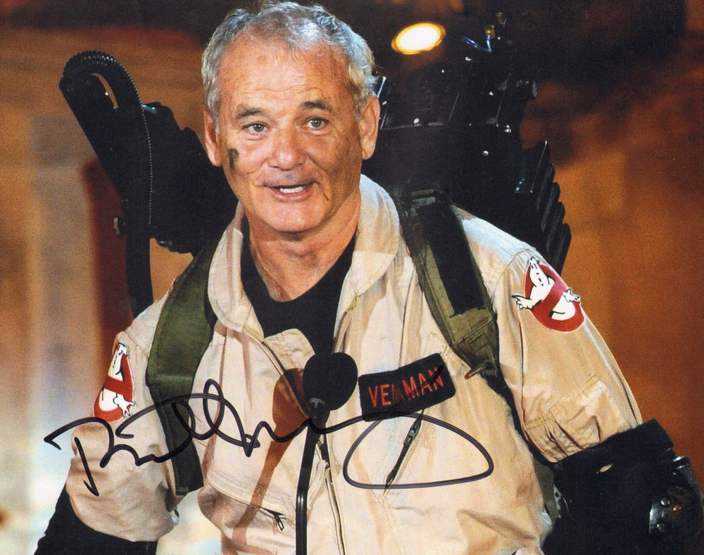 Bill Murray as Dr. Peter Venkman from Ghostbusters at the Scream Awards Signed 8x10 Photo