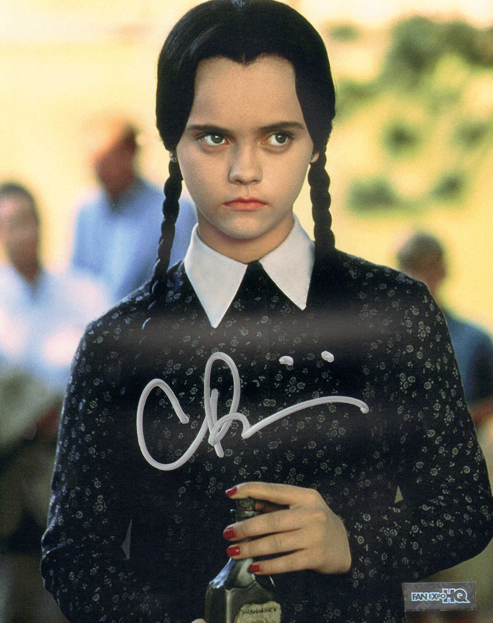 Christina Ricci as Wednesday Addams in The Addams Family Signed 8x10 Photo