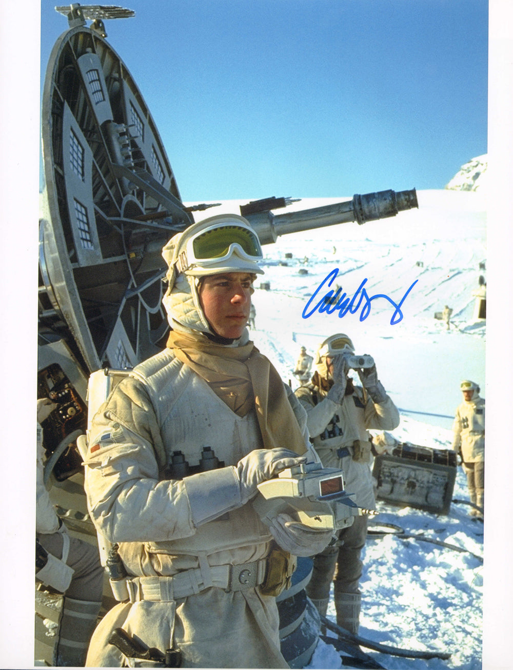 Carl Bang as Hoth Rebel Soldier in Star Wars: The Empire Strikes Back Signed 11x14 Photo