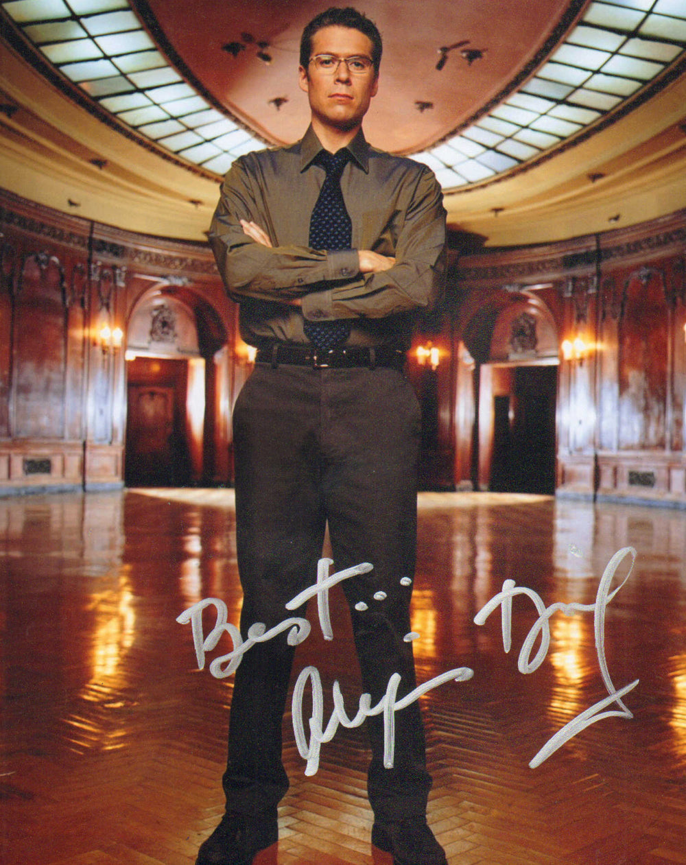 Alexis Denisof as Wesley Wyndam-Pryce in Angel Signed 8x10 Photo