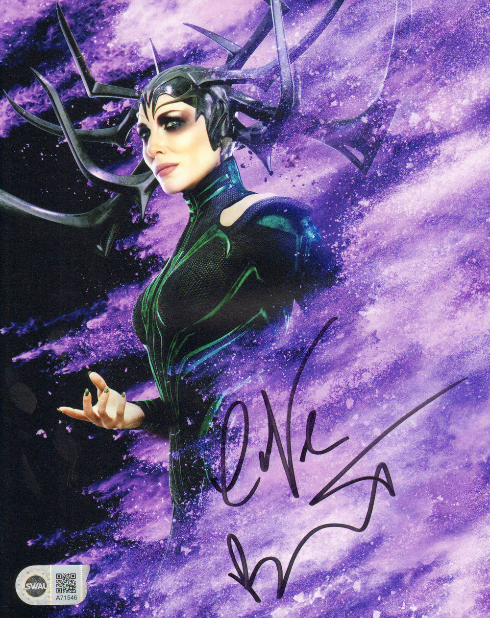 Cate Blanchett as Hela in Thor: Ragnarok (SWAU) Signed 8x10 Photo