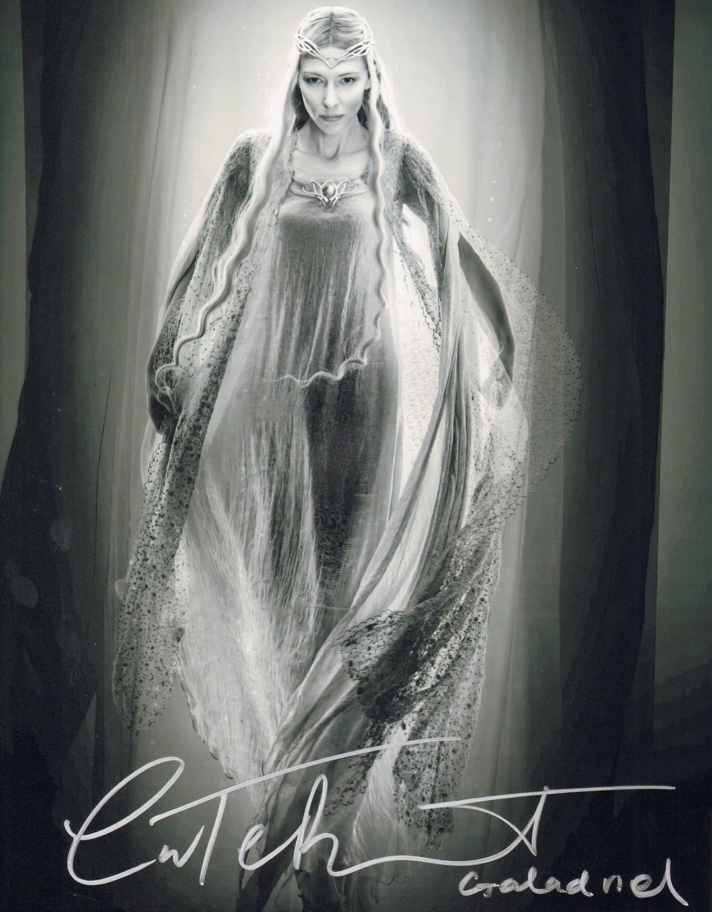 Cate Blanchett as Galadriel in The Hobbit: An Unexpected Journey (SWAU) Signed 11x14 Photo with Character Name