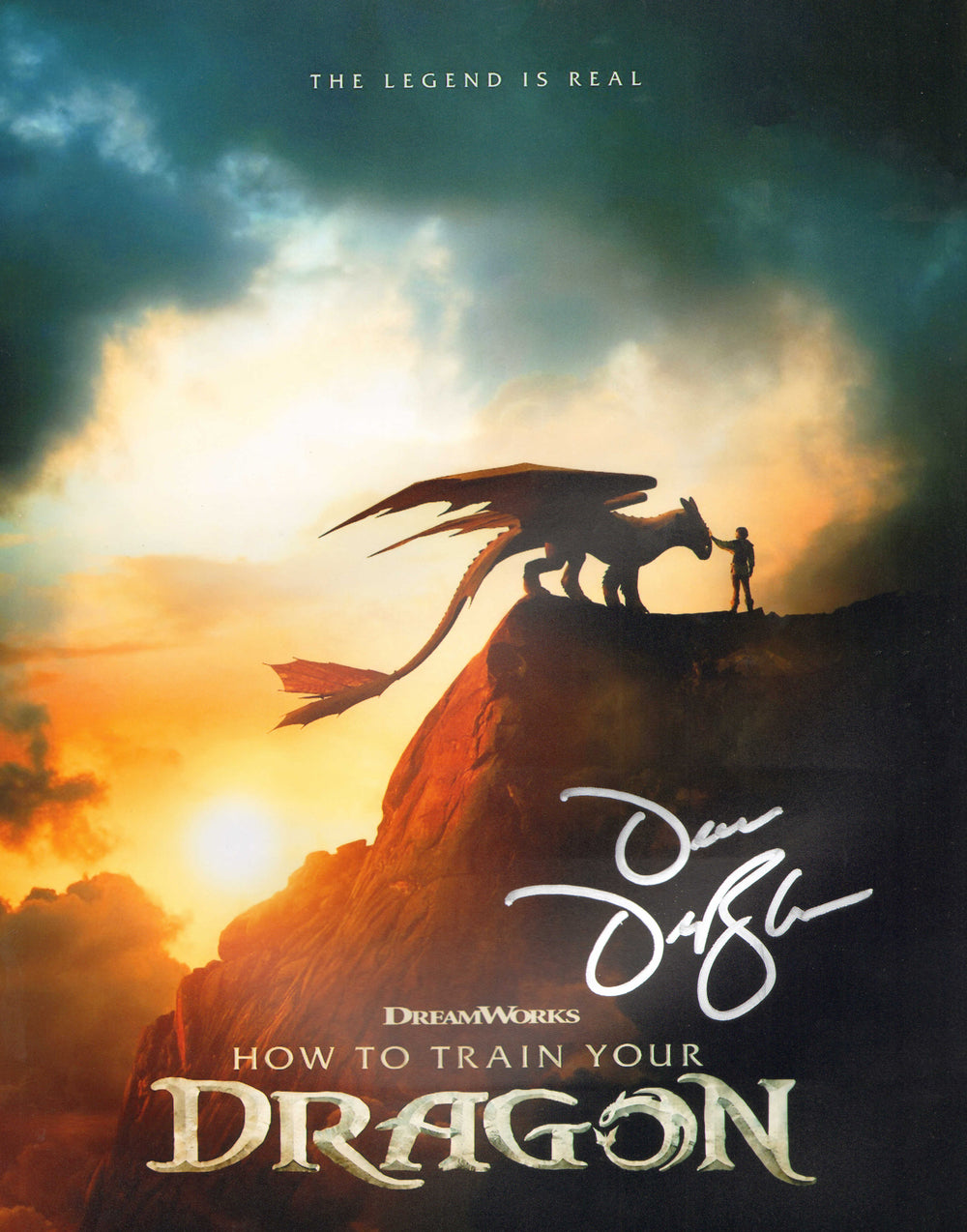 Dean DeBlois as Director of How to Train Your Dragon Signed 11x14 Photo