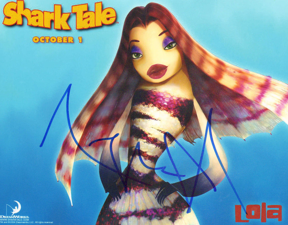 Angelina Jolie as Lola in Shark Tale Signed 8x10 Photo