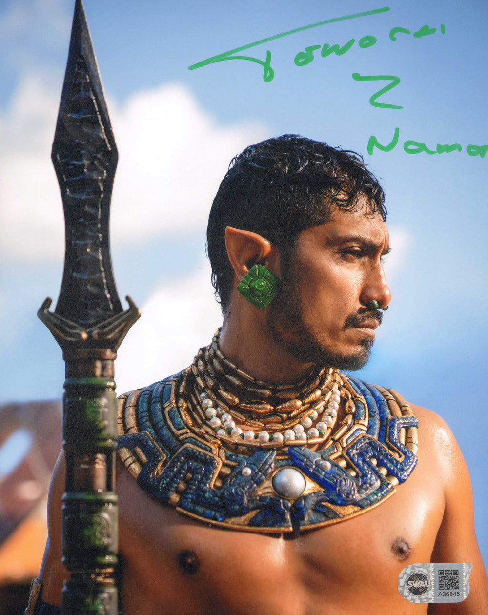Tenoch Huerta as King Namor in Black Panther: Wakanda Forever (SWAU) Signed 8x10 Photo with Character Name