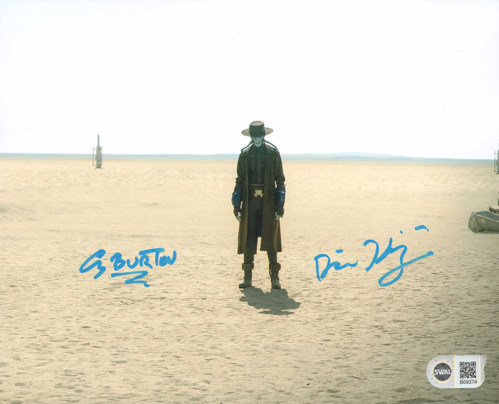 Corey Burton & Dorian Kingi as Cad Bane in Star Wars: The Book of Boba Fett (SWAU) Signed 8x10 Photo
