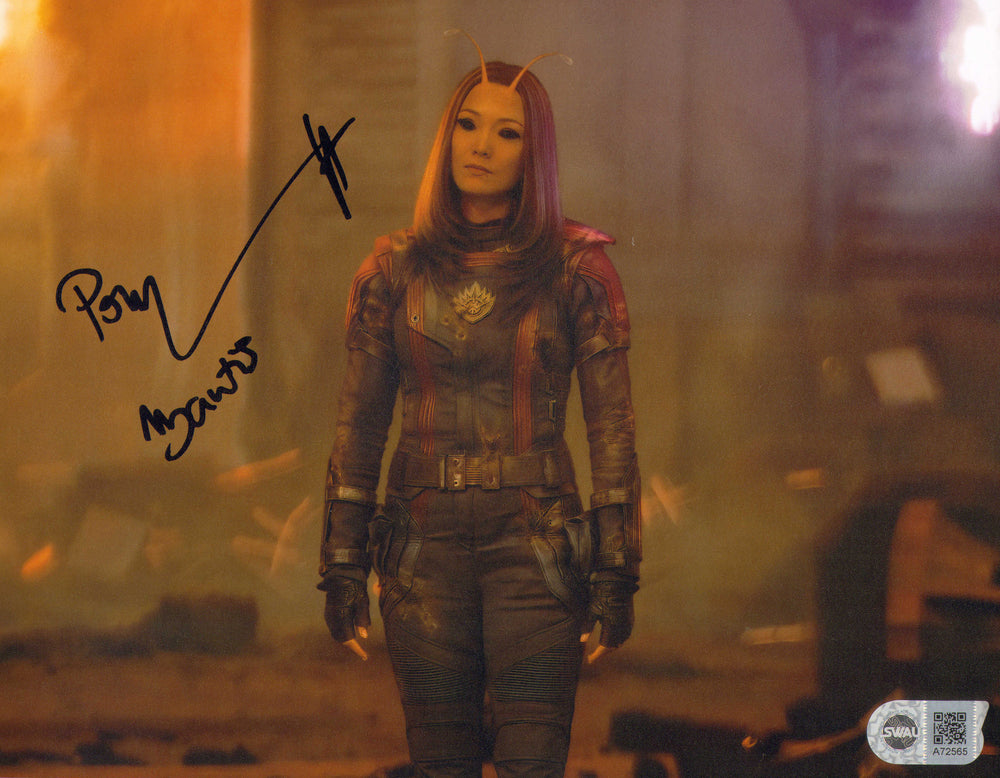 Pom Klementieff as Mantis in Guardians of the Galaxy Vol. 3 (SWAU) Signed 8x10 Photo with Character Name