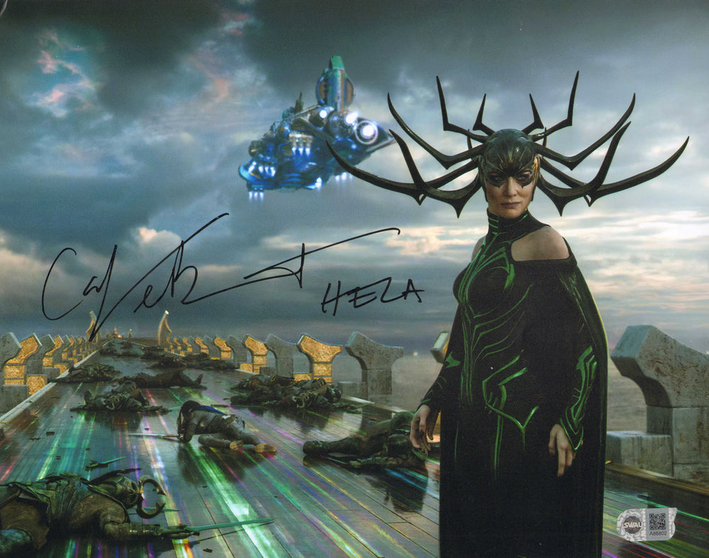 Cate Blanchett as Hela in Thor: Ragnarok (SWAU) Signed 11x14 Photo with Character Name