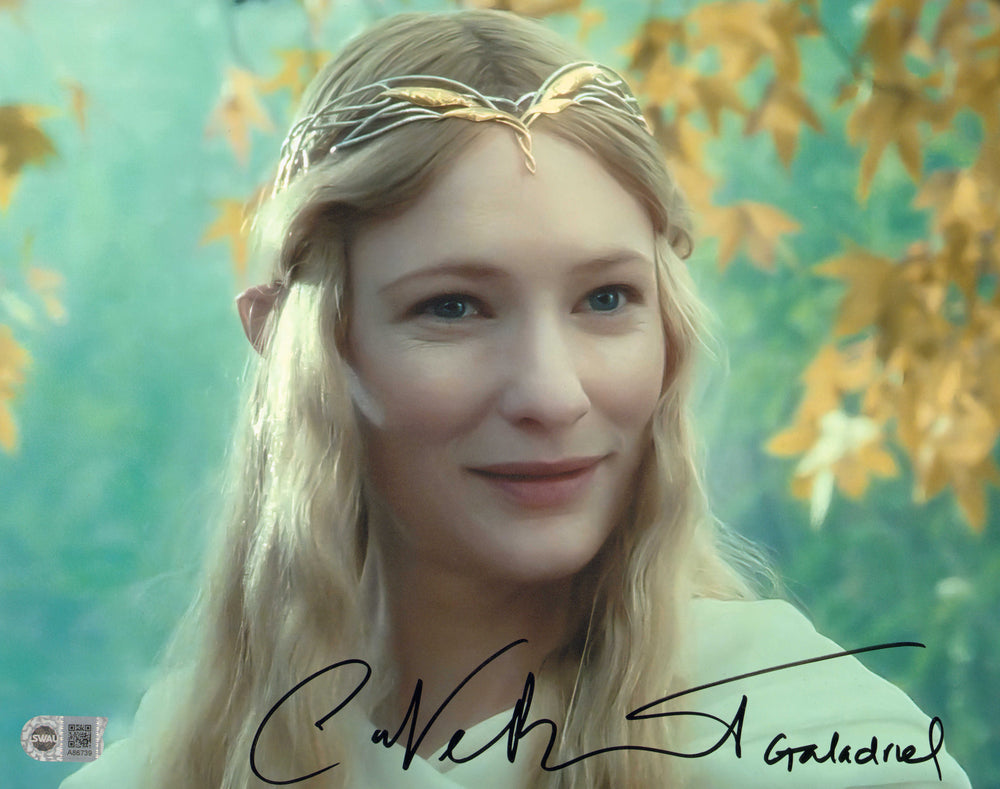 Cate Blanchett as Galadriel in The Lord of the Rings: Fellowship of the Ring (SWAU) Signed 11x14 Photo with Character Name