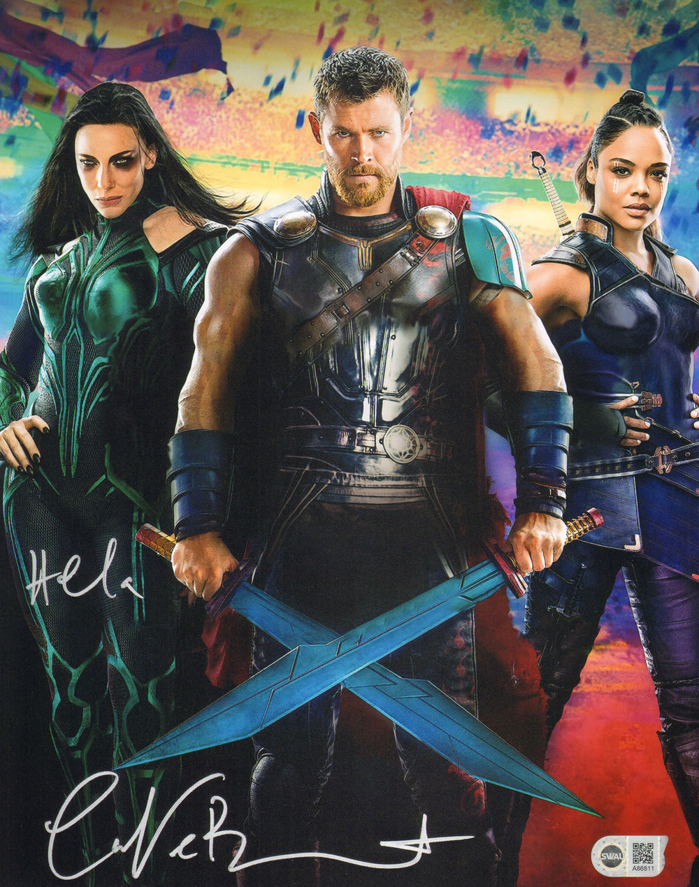 Cate Blanchett as Hela in Thor: Ragnarok (SWAU) Signed 11x14 Photo with Character Name