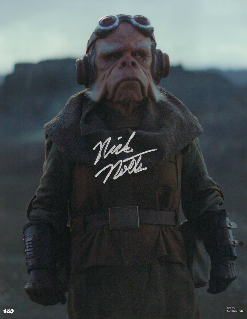 Nick Nolte as the Voice of Kuiil in Star Wars: The Mandalorian (Beckett) Signed 11x14 Photo