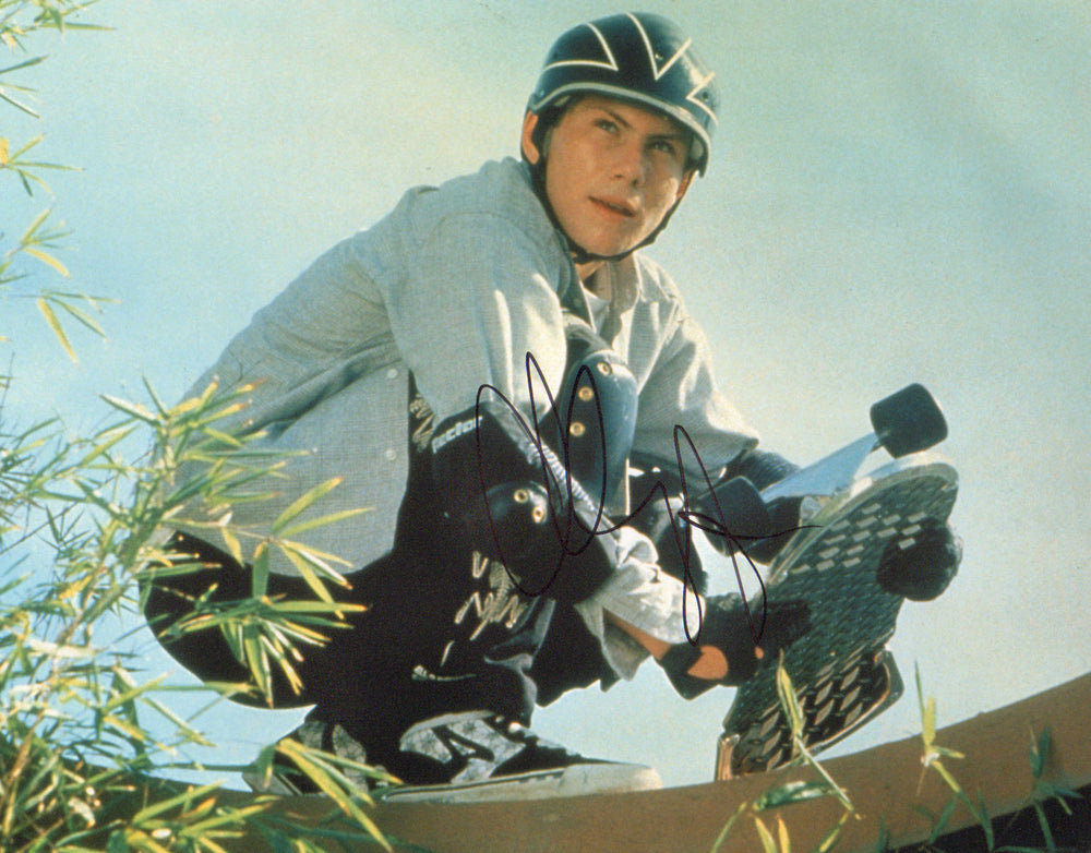 Christian Slater as Brian Kelly in Gleaming the Cube Signed 11x14 Photo