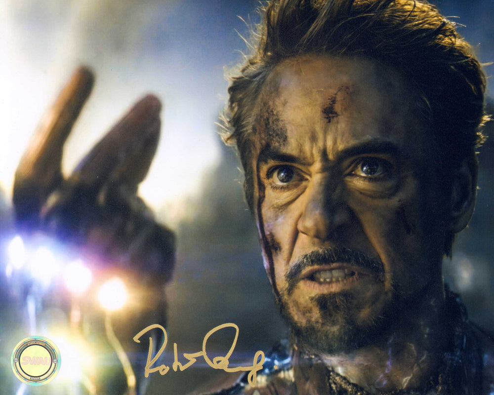 Robert Downey Jr as Tony Stark / Iron Man in Avengers: Endgame (SWAU) Signed 8x10 Photo
