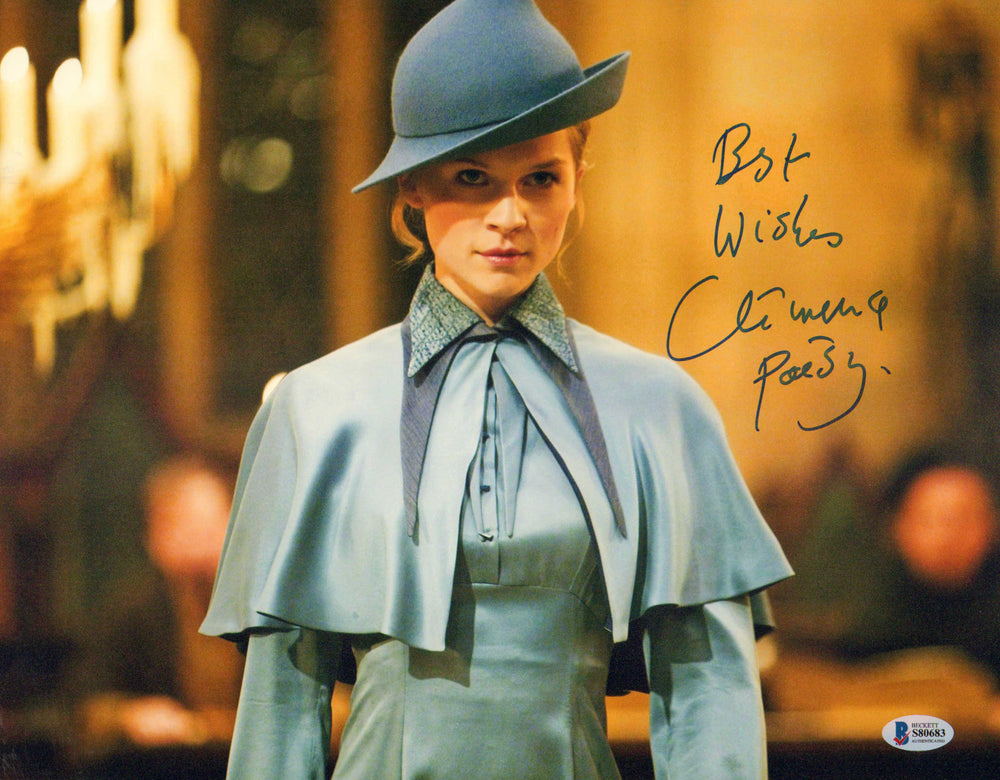 Clémence Poésy as Fleur Delacour in Harry Potter and the Goblet of Fire (Beckett) Signed 11x14 Photo